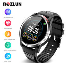 Bolzlun-reloj inteligente ECG PPG HRV, pulsera con Monitor de frecuencia cardíaca y presión arterial, resistente al agua IP67, rastreador de Fitness Multideportivo 2024 - compra barato