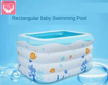 Nueva piscina de baño de PVC, respetuosa con el medio ambiente, hinchable, grande y grueso, inflar la piscina inflable para bebés 2024 - compra barato