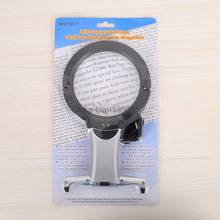 by dhl 100set high quality LED loupe Lighted Reading Magnifier Neck Wear Magnifying Glass For Sewing Cross Stitch Embroidery 2024 - buy cheap