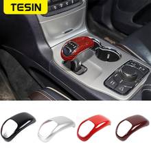 TESIN Car Gear Shift Knob Decoration Stickers Accessories for Jeep Grand Cherokee 2014 2015 for Chrysler 300C 2012 2013 2014 2024 - buy cheap