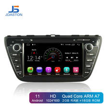 JDASTON Android 11 Car DVD Player For Suzuki SX4 S-Cross 2014 2015 2016 Multimedia GPS Navigation 2 Din Car Radio Stereo audio 2024 - buy cheap