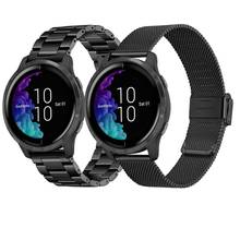 Correa de Metal para reloj inteligente Garmin Venu, pulsera de acero inoxidable de 18MM, 20MM, 22MM para Garmin Venu GarminMove 3 Garmin Active S Vivoactive 4 4S 2024 - compra barato