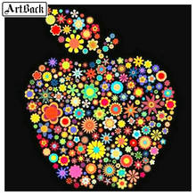 5d diy diamante pintura color pegatina de manzana punto de cruz completo Cuadrado y Redondo animal mosaico 3d diamante bordado 2024 - compra barato