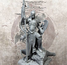 Unassambled 1/24 75mm  ancient warrior stand with shield Resin figure miniature model kits Unpainted 2024 - buy cheap