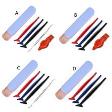 Car Stickers Hardness Wrap Vinyl Tools Micro Squeegee Scraper Car Micro Gasket Squeegee Car Film Wrapping Scraper 2024 - buy cheap