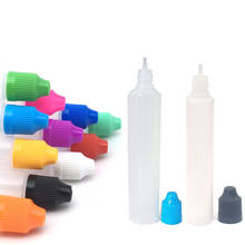Frasco de aguja con tapa a prueba de niños, frasco gotero de plástico de 60ml para contenedor de líquidos, 30ml, 5 uds. 2024 - compra barato
