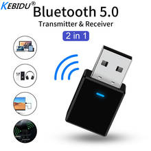 Portable Wireless Adapter Bluetooth 5.0 Audio Receiver Transmitter 2 In 1 Stereo AUX RCA USB 3.5mm Jack For TV PC Car Kit Hot 2024 - buy cheap