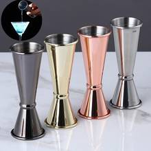 1pc 4.6x12.2cmStainless Steel Durable Anti-rust Measuring Cup Double-head Curled Edge Cocktail Shaker with Scale in Homes, Bars 2024 - buy cheap