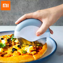 Mi original xiaomi mijia cortador de pizza, faca de bolo de aço inoxidável, rodas, tesoura, ferramenta de cozinha para panquecas de pizza 2024 - compre barato