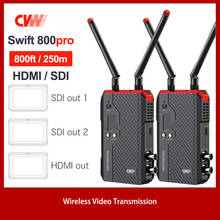 Cvw-sistema de transmissão de vídeo sem fio swift 800pro smartfone, hdmi + sdi hd, receptor, transmissor e receptor 800 ft 2024 - compre barato