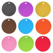 12.5cm Honeycomb Silicone Non-slip Table Mat Heat Resistant Dish Bowl Mats Pan Liner Placemat Table Protector Insulated Pad 2024 - buy cheap