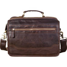 Men Bag Men's Genuine Leather Male Shoulder Bag Men Laptop Business Ipad Handbag Crossbody Messenger Bags With Starp Travel 2024 - buy cheap