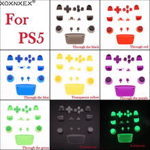 Recambio de botones de mando para PS5, accesorios de funda de mando, cubierta de mando, tapa de mando, color transparente, 16 Uds. 2024 - compra barato