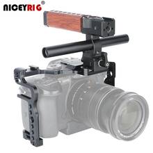 NICEYRIG for Panasonic Lumix GH5 / GH5S Camera Cage Kit with Cable Clamp Cheese Top Handle NATO Rail Cold Shoe 15mm Rod 2024 - buy cheap