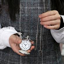 Relógio steampunk masculino retrô, relógio de bolso clássico com pingente de superfície suave 2024 - compre barato