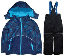 Conjunto de ropa de esquí para niños, chaqueta impermeable gruesa de invierno, ropa para montañismo, traje de nieve para niños y niñas, viento y nieve 2024 - compra barato