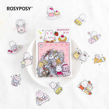 40 Pcs/bag Cute Explosion Series Decorative Kawaii Rabbit Pattern Pet Stickers Scrapbooking DIY Diary Album Stick Lable 2024 - buy cheap