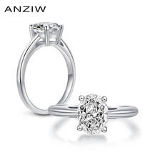 Women Engagement Solitaire Ring 2 Carat Oval Ring Wedding Women 100% 925 Sterling Silver Sona Rings anillo de mujeres 2024 - buy cheap