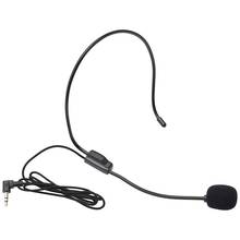 Unilateral Directivity Clear Microphone Portable 3.5mm Plug Headwear Microphone Voice Amplifier for iPhone Windows PC 2024 - buy cheap