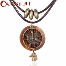 Roman Clock Pendants Chokers Necklace for Women Jewelry Bijouterie Statement Long Female Initial Goth Chains Decoration for Gift 2024 - buy cheap
