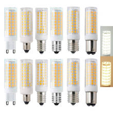 BA15D E11 E12 E14 E17 G4 G9 102 LEDs Corn Bulbs  LEDs Lights 9W Replace 80W Halogen Lamps AC 220V 110V for Home House White 2024 - buy cheap