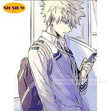 5D Embroidery Diamond Painting Cross Stitch Bakugou Katsuki Animation My Hero Academia Pictures Hobby Wall Decor Gifts For Girls 2024 - buy cheap