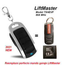 Liftmaster modelo compatível de controle remoto tx4evf 868 mhz porta da garagem abridor chamberlain transmissor chave fob 2024 - compre barato