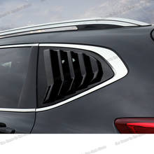 Lsrtw2017-guarda-sol triangular para janela de carro, fibra de carbono, abs, para honda crv 2017, 2018, 2019, 2020, cr-v, estilo exterior 2024 - compre barato