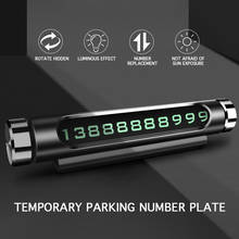 Car Temporary Parking Card Rotatable for Hyundai Palisade Grandeur Azera Elantra GT Kona 2018 2019 2024 - buy cheap