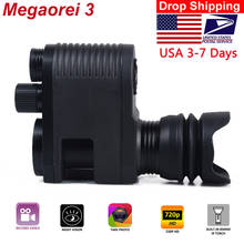 Megaorei 3 прицел ночного видения 720p Запись видео охотничья Оптика прицел видеокамера со встроенным лазерным ИК-фонариком нм 2024 - купить недорого