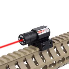 Tactical  Mini Red Dot Laser Sight fit 11mm 20mm Picatinny Rail Dovetail Mount for Handgun Rifle HK USP Compact Laser Pointer 2024 - buy cheap