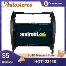 Sistema multimídia automotivo, reprodutor com android 9.0, navegação gps, rádio, dvd, ips, dsp 2.5d, para toyota camry 2012, 2013, 2014, 2015, 2016 2024 - compre barato