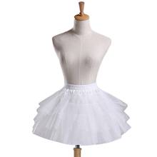 Women Girls Vintage Multi layer Pleated Petticoat Ballet Bubble Short Tutu Skirt 2024 - buy cheap