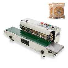 OLOEY  FR900 Plastic Film Food Sealing Machine+Vertical Sealing+date printing+seal belt 220V 2024 - buy cheap
