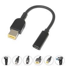 Cable de alimentación USB 3,1 tipo C CC, convertidor de adaptador de cargador de ordenador portátil USB C hembra a 4,0x1,35, 5,5x2,5, 4,5x3,0, 1,7mm x 4,0, Conector de enchufe CC 2024 - compra barato