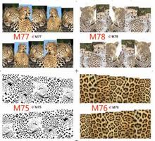 1 Pcs Water Transfer Nail Stickers Leopard Pattern DIY Sliders Manicure Snake Tiger Pattern Full-Wrap Nail Art Watermark Decals 2024 - buy cheap