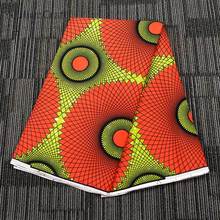 Chzimade 1 quintal algodão africano ancara cera real tecido para as mulheres vestido de festa tecido floral diy costura artesanato 2024 - compre barato