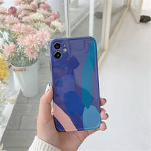 Funda de teléfono de moda coreana para iPhone, carcasa suave y bonita con arte de pintura al óleo abstracta Retro para iPhone 11, 12 Pro Max, Xr, Xs Max, 7, 8 Plus, 7Plus 2024 - compra barato