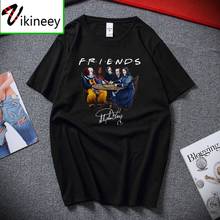 Camiseta de estética de Hip-Hop, ropa de calle de Stephen King, camiseta negra de Horror Friends, camiseta de película de Stephen king 2024 - compra barato