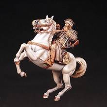 Figura de resina sem pintura da escala 1/35, figura de cavalaria imperial francesa, gk 2024 - compre barato