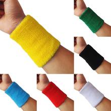 1x Sports Wrist Sweatband Tennis Squash Badminton GYM Basketball Wristband Gift Sports Safety Wrist Support 2024 - buy cheap