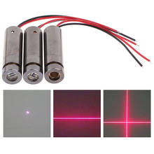 5mW 650nm Red Point / Line / Cross Laser Module Head Glass Lens Focusable Industrial Class 2024 - buy cheap