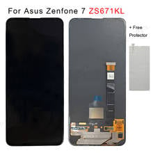 Pantalla Lcd 6,67 Original Amoled para Asus Zenfone 7, ZS670KS, I002D, con digitalizador de vidrio táctil, Zenfone 7 pro, ZS671KS, I002D 2024 - compra barato