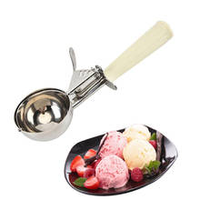 Colher de sorvete e bolas de aço inoxidável, para fazer bolinhas de sorvete, massas, arroz, pratos, colher de sorvete, ferramentas de cozinha, 304 2024 - compre barato