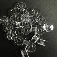 Bobinas vacías de plástico transparente para máquina de coser, accesorios de aguja para máquina de coser Brother Janome Singer, 20 unidades 2024 - compra barato
