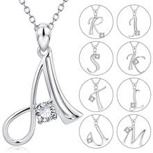 Crystal Initial Letter Charms Pendants Creative Chain Necklace Sweater Chain Ornaments Alphabet Charms Jewelry Gifts 2024 - buy cheap