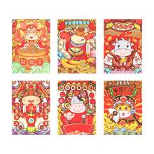 60pcs 2021 Cartoon Ox Pattern Money Envelopes Red Packets Money Envelopes Red Envelopes for Kids Family Festival New Year A50 2024 - buy cheap