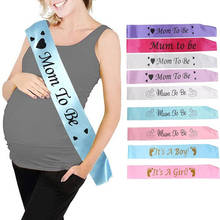 Mommy Mum To Be Sash Baby Boy Girl Baby Shower Decoration Sash Newborn Party Decoration Pregnant Mom Favor Gift 156x9.5cm 2024 - buy cheap
