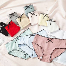 Panties for Woman Cotton underwear women  sexy ingerie female briefs ladies casual girl Bow underpants intimate panty 2024 - buy cheap