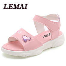 LEMAI Children'S Shoes Flowers Girls Sandals New Summer Students Big Girls Child Little Girl Princess Shoes 4 5 6 7 8 9 10 11 12 2024 - buy cheap